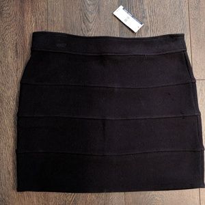 NWT Tiered Ribbed Mini Skirt